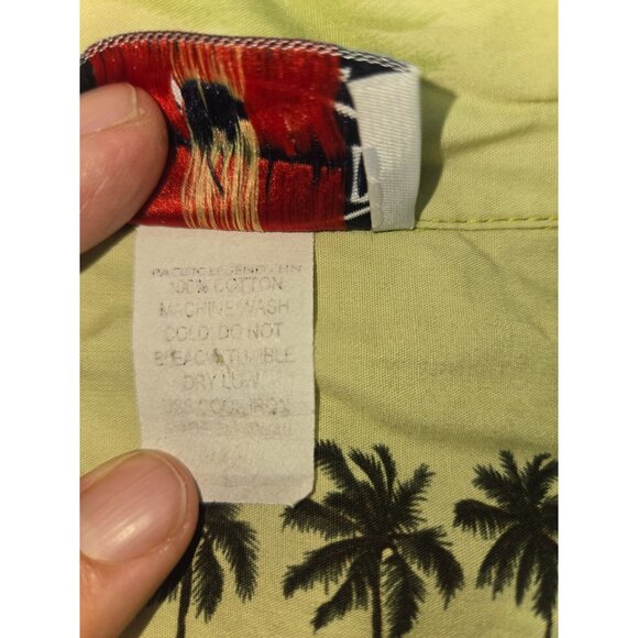 Pacific Legend Mens Hawaiian Button-Up Slim Fit Shirt Short Sleeve XL - Picture 6 of 7
